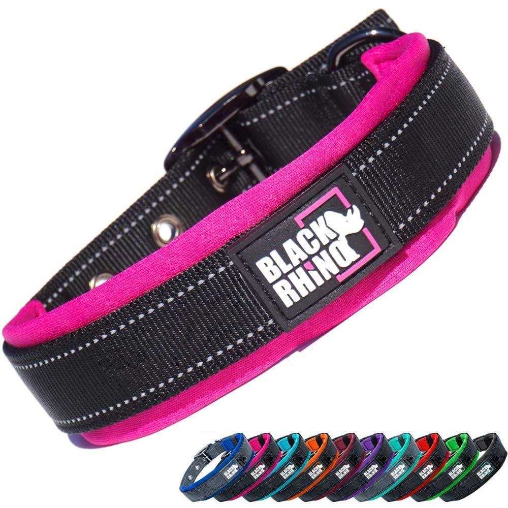 Black Rhino The Comfort Collar Ultra Soft Neoprene Padded Dog Collar for All Breeds