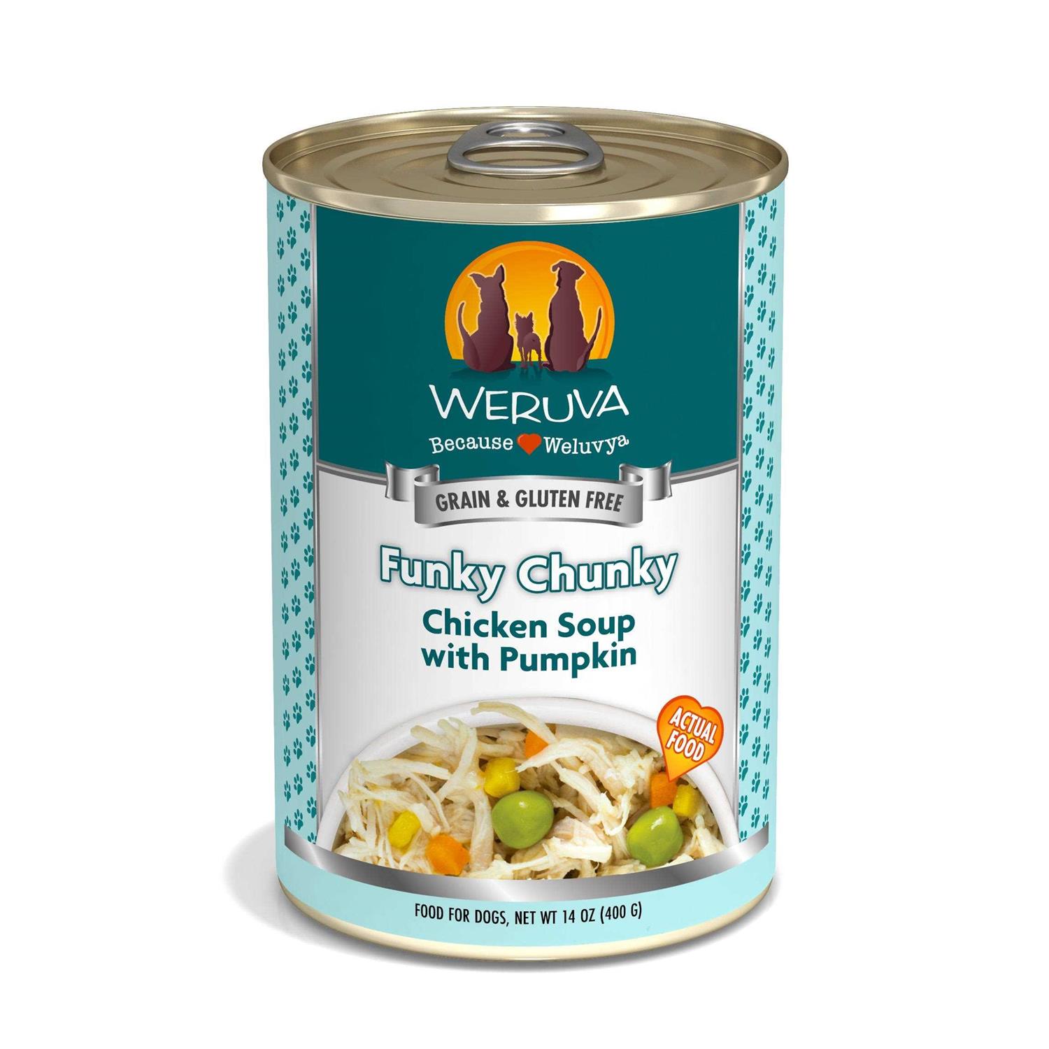 Weruva Funky Chunky Chicken Soup Canned Dog Food