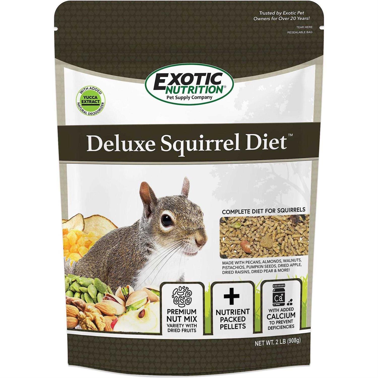 Exotic Nutrition Deluxe Diet Squirrel Food