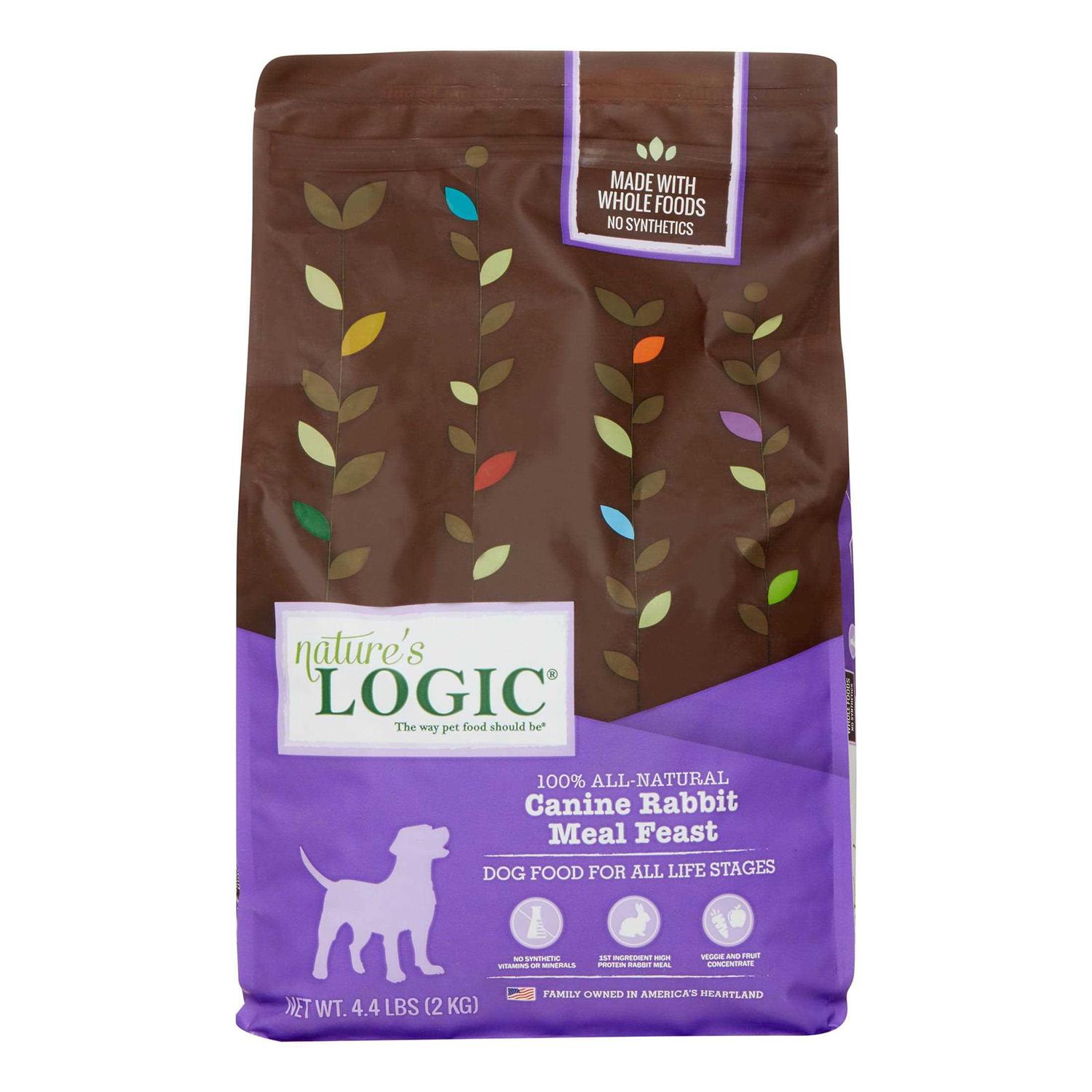 Nature’s Logic Canine Rabbit Meal Feast Dry Dog Food
