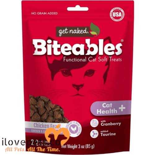 Get Naked Health Biteables Soft Cat Treats Flavor