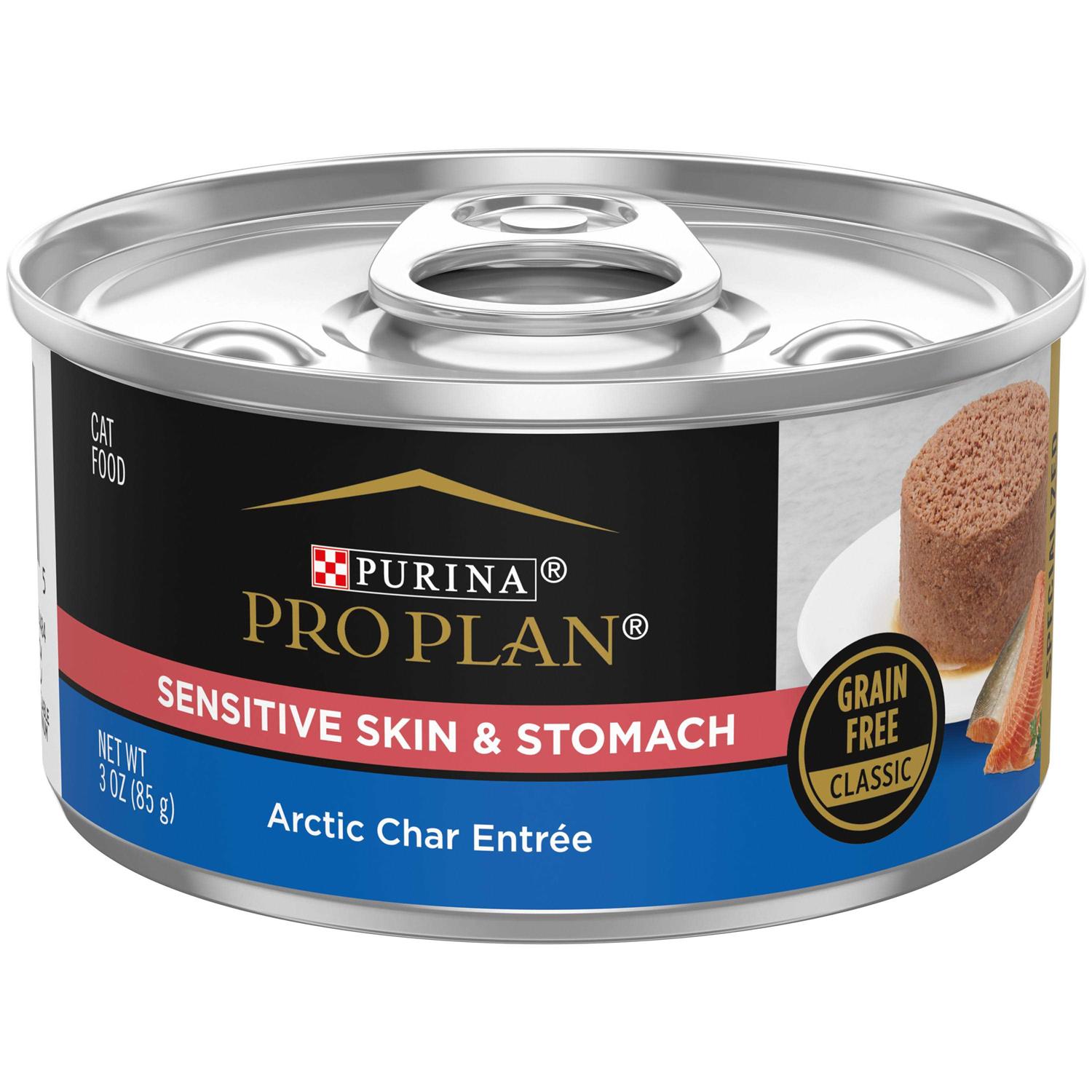 Purina Pro Plan Sensitive Skin & Stomach Cat Food Arctic Char Entree