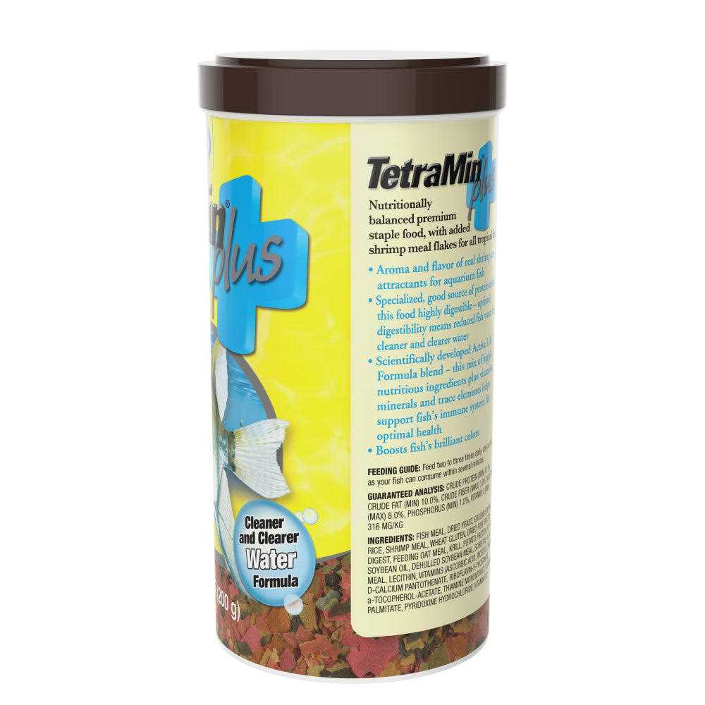 Tetra TetraMin Plus Tropical Fish Food Flakes