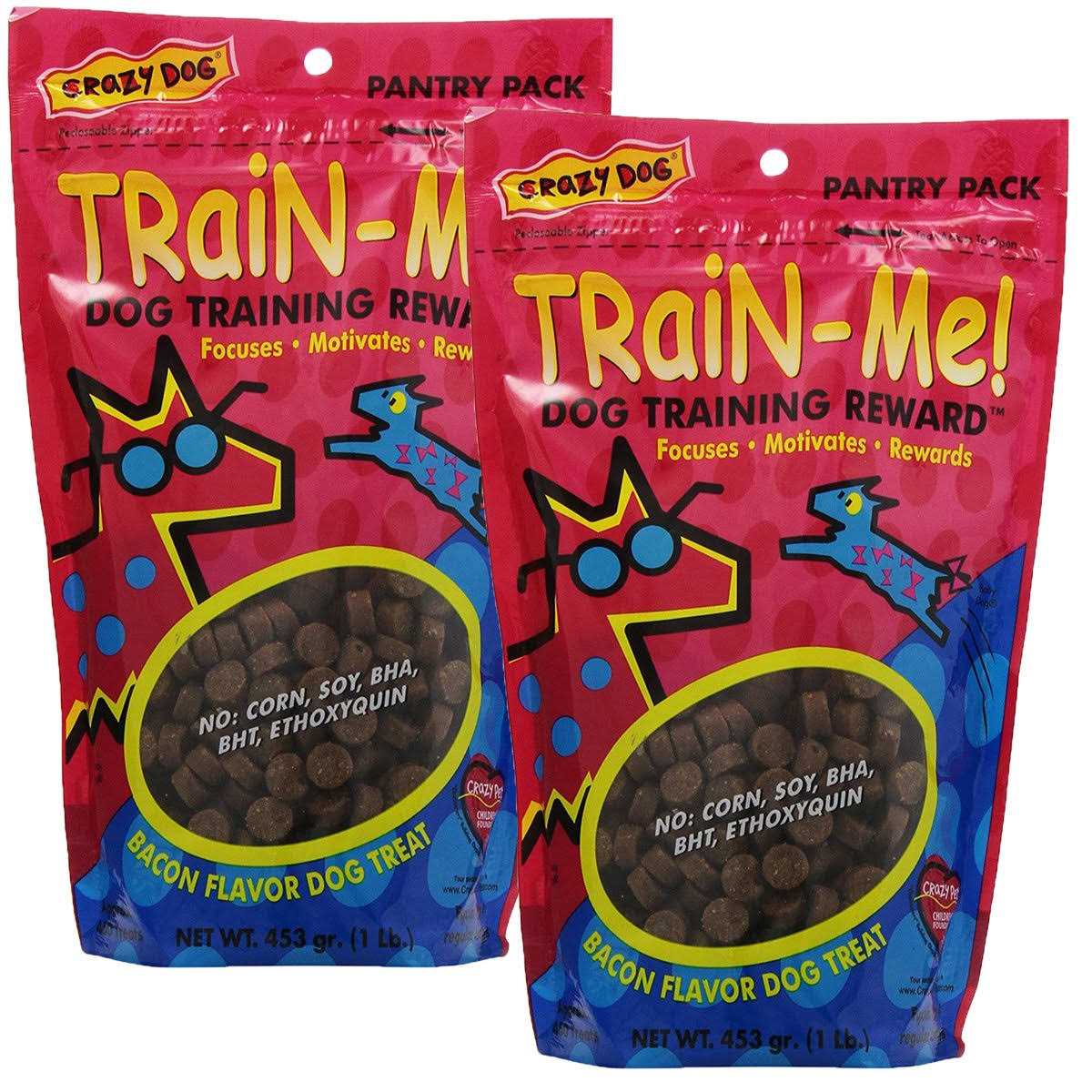 Crazy Dog Train-Me! Bacon Training Reward Dog Treats