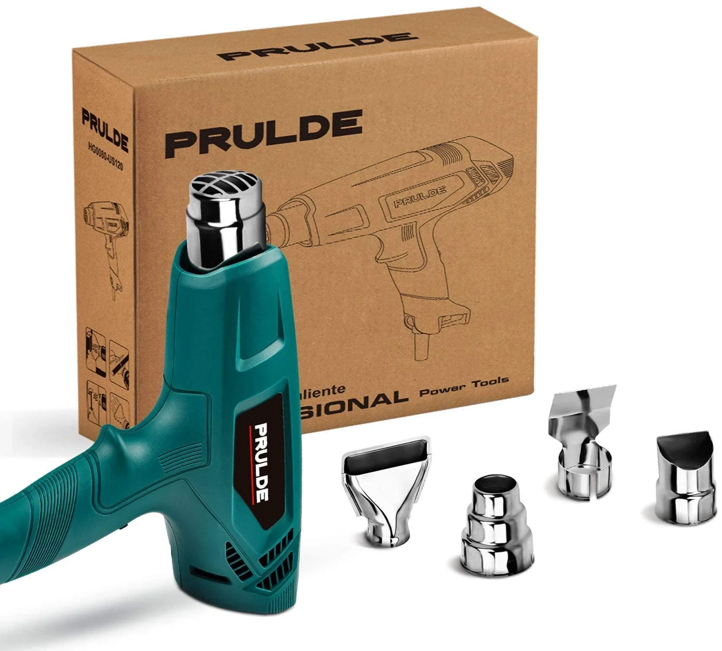 PRULDE Dual Temperature Settings 752 1112 Deg F Heat Gun Hot Air Gun PRULDE Dual Temperature Settings 752 1112 Deg F Heat Gun Hot Air Gun