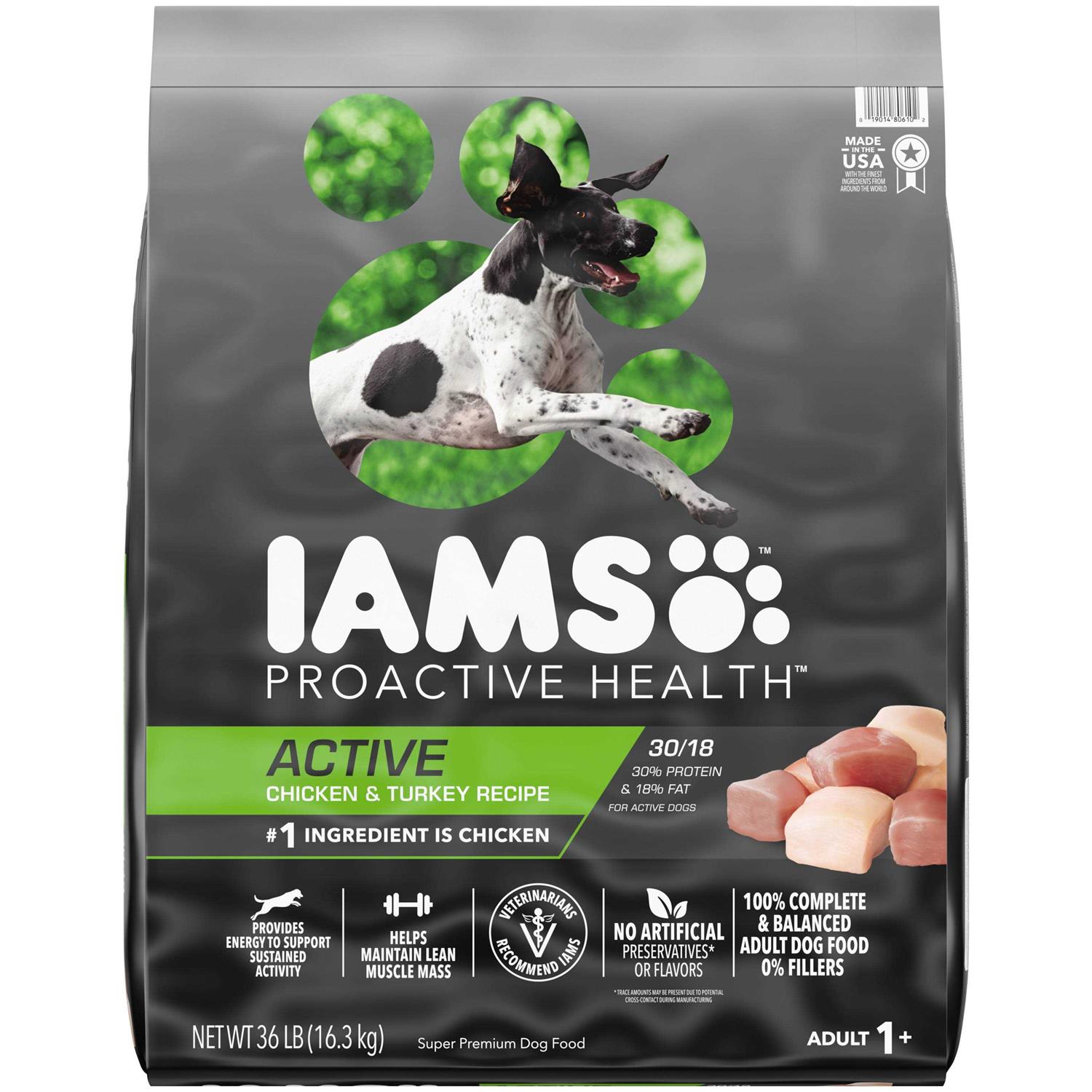IAMS Proactive Health Active Chicken Turkey Dry Dog Food