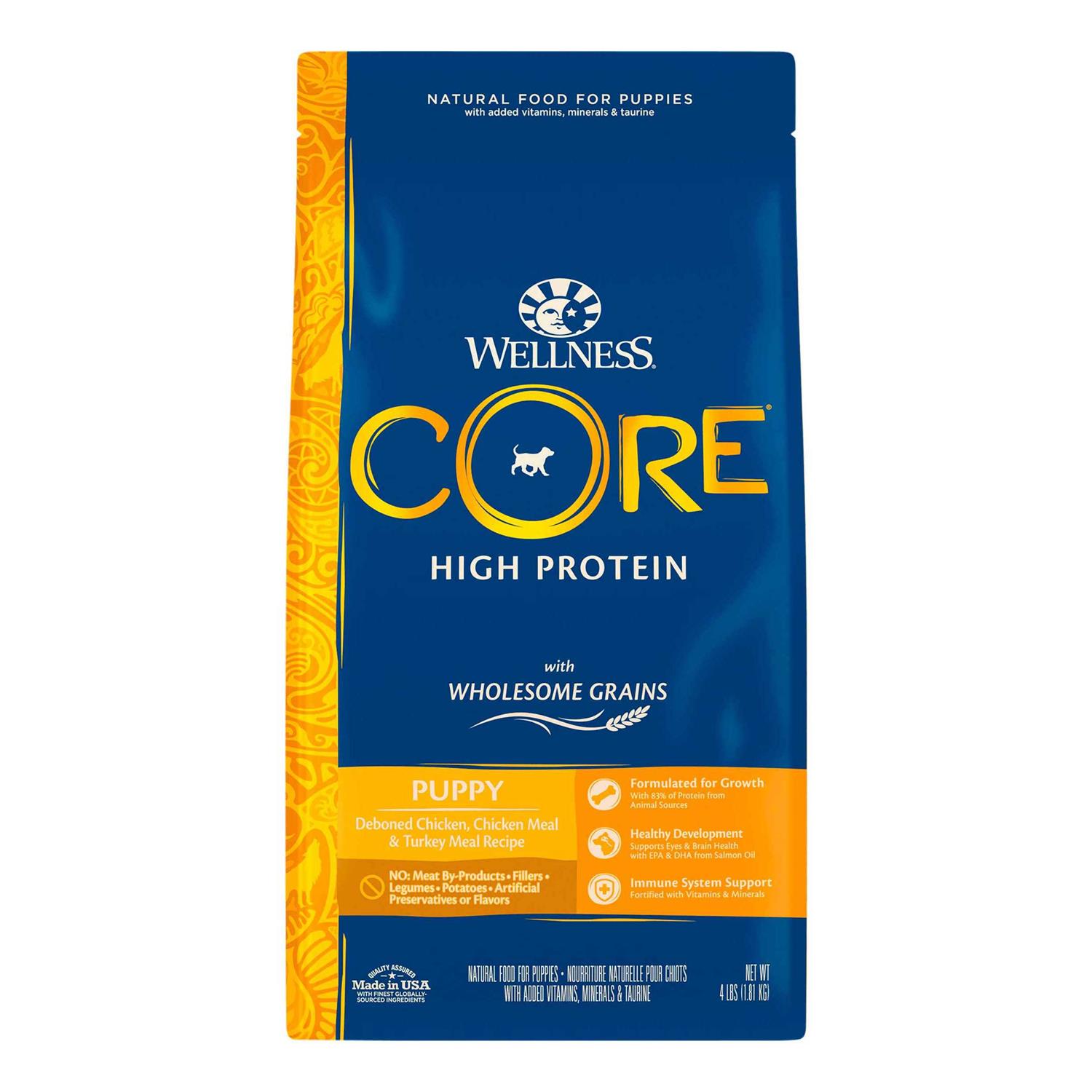 Wellness CORE High Protein Wholesome Grains Puppy Recipe Dry Dog Food