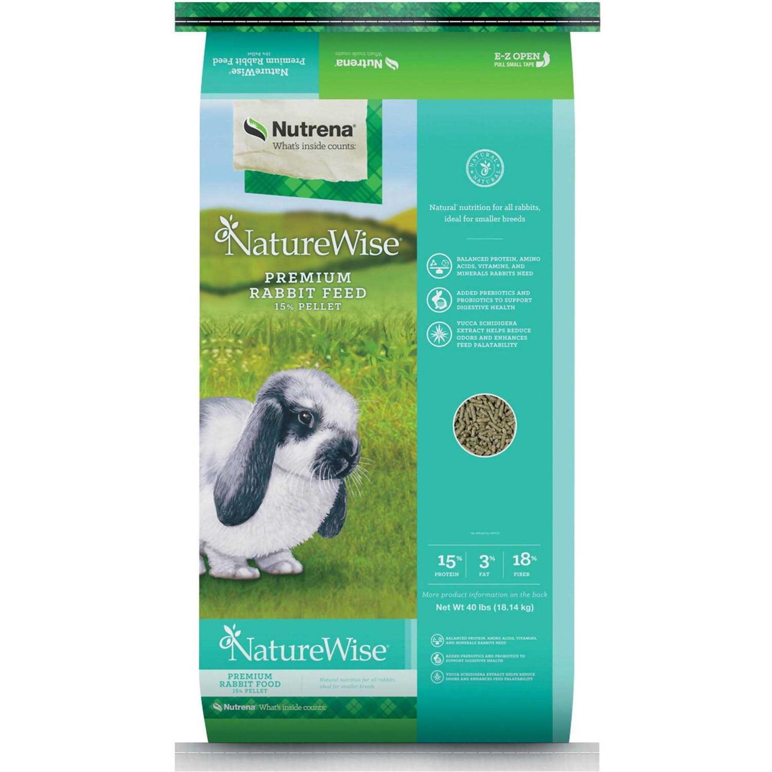 Nutrena NatureWise 15% Premium Rabbit Feed