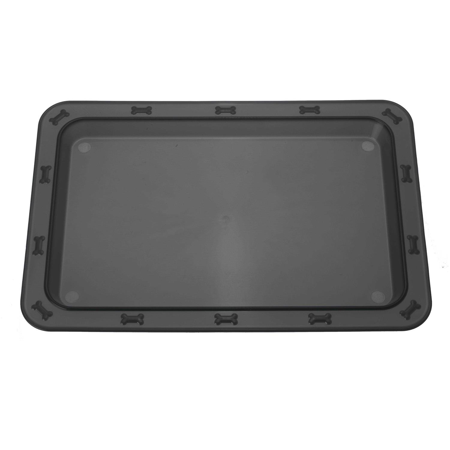 Petrageous Bone n Up for Dinner Tray Black