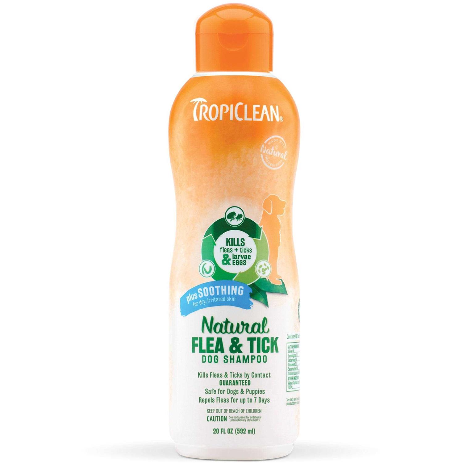Tropiclean Natural Flea & Tick Shampoo Plus Soothing