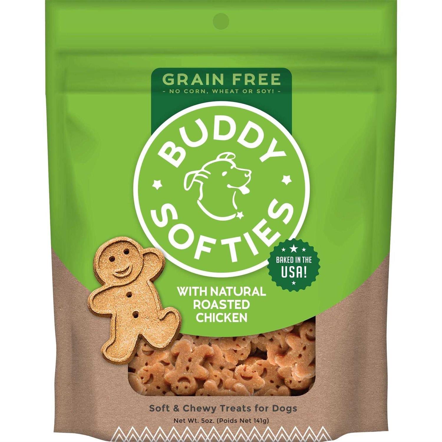 Buddy Biscuits Soft & Chewy Grain Free Roasted Chicken Dog Treats