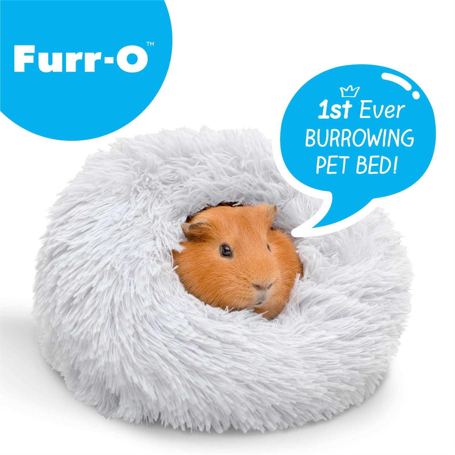 Paw Inspired Furr-O Burrowing Pet Bed for Guinea Pigs and Other Small Animals