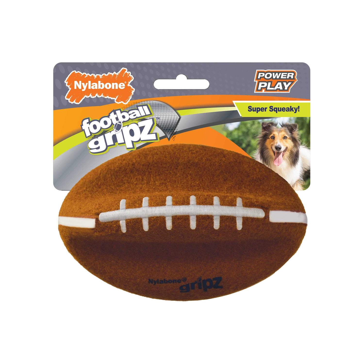 Nylabone Power Play Football Gripz Dog Toy