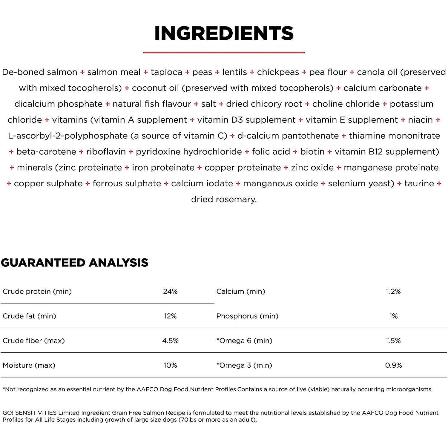 Go! Solutions Sensitivities Limited Ingredient Salmon Grain-Free Dry Dog Food