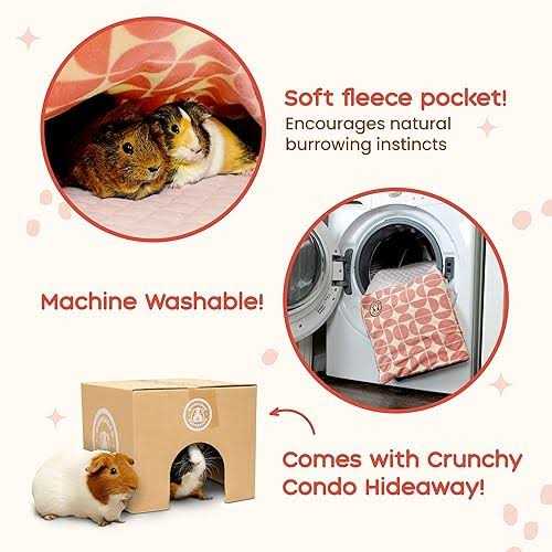 GuineaDad Premium Liner Ultra-Plush Guinea Pig Fleece Liner