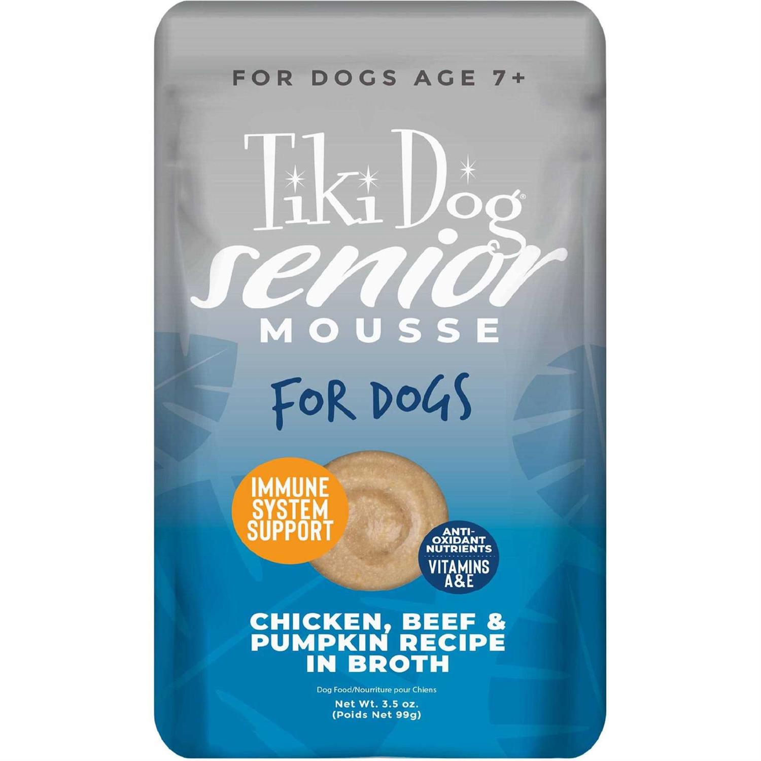 Tiki Dog Grain-Free Aloha Petites Mousse Senior Dog Food