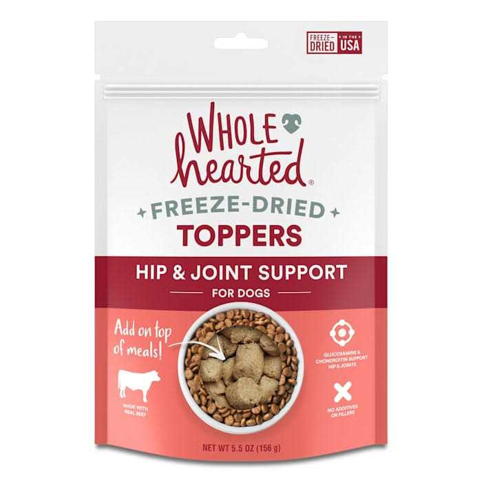 WholeHearted Freeze-Dried Health Dog Food Toppers