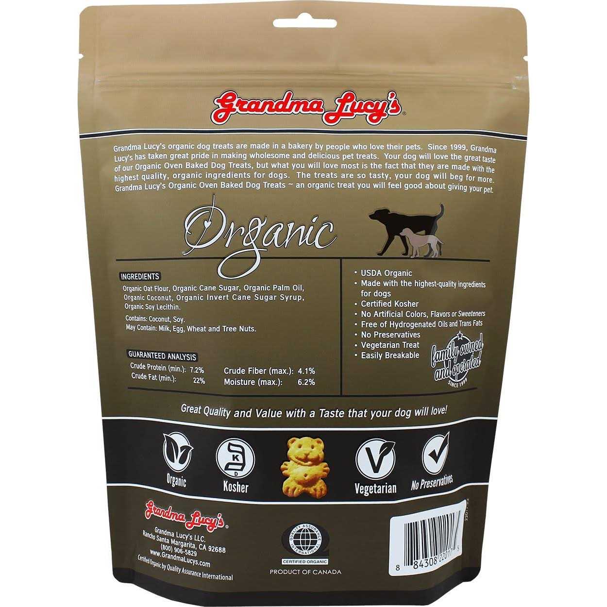 Grandma Lucy’s Organic Cranberry Oven Baked Dog Treats