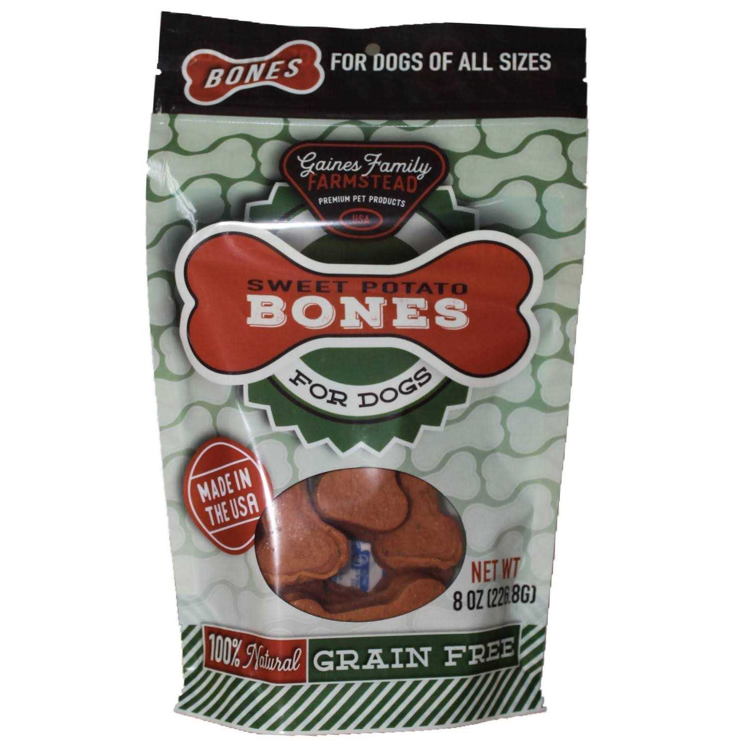 Gaines Family Farmstead Sweet Potato Bones Dog