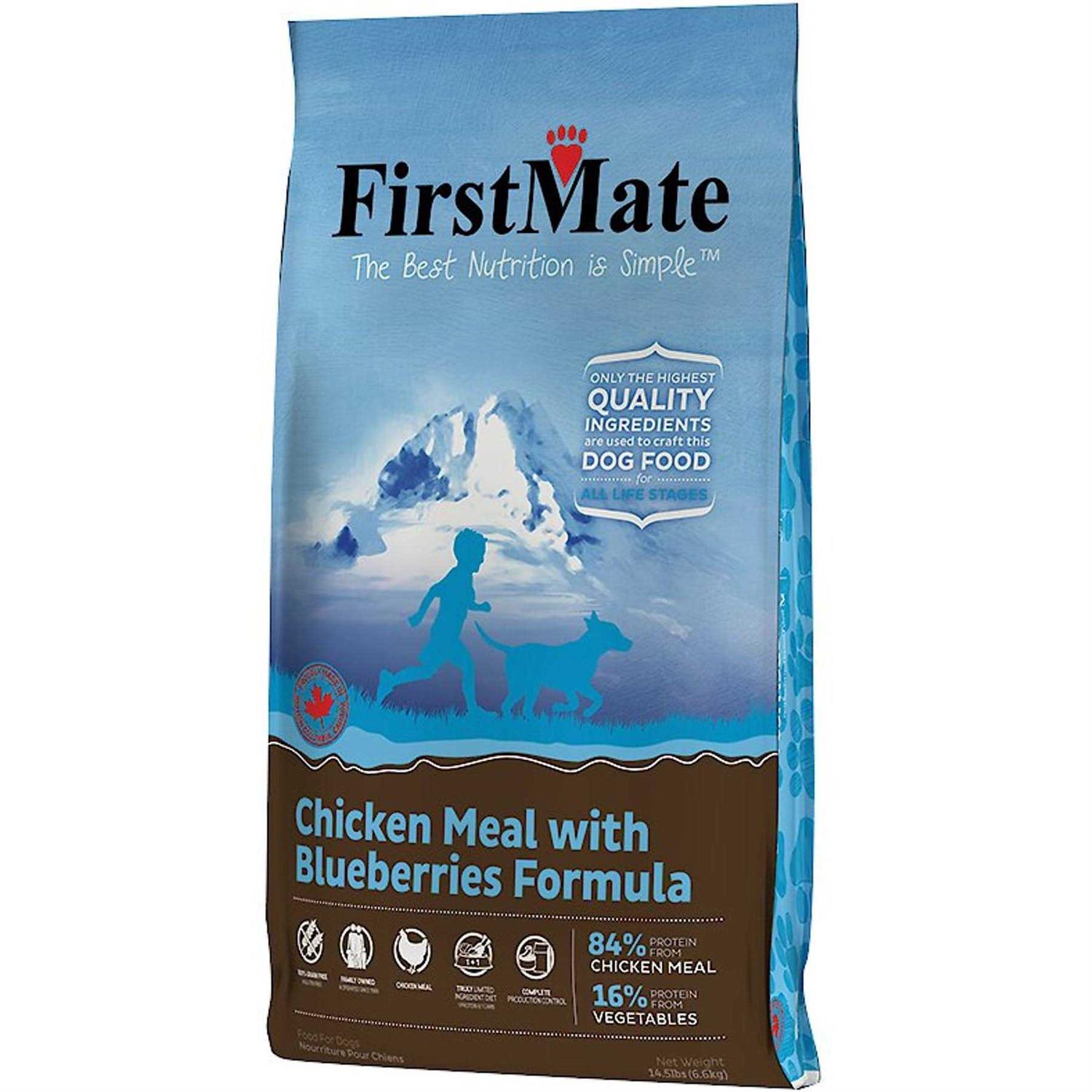 FirstMate Grain Free Chicken Meal with Blueberries Formula Dog Food