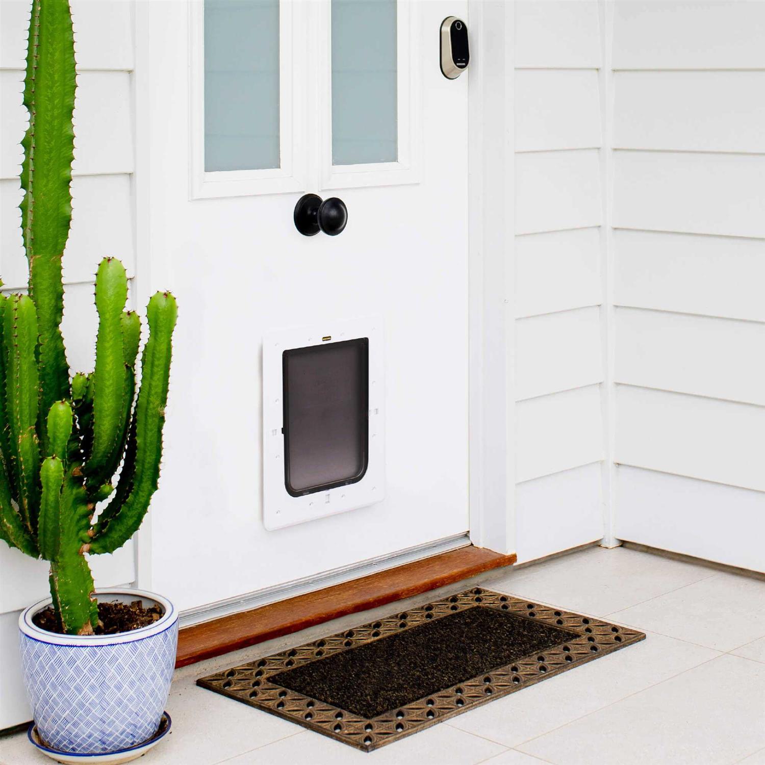 Hakuna Pets White Super Tough Pet Door