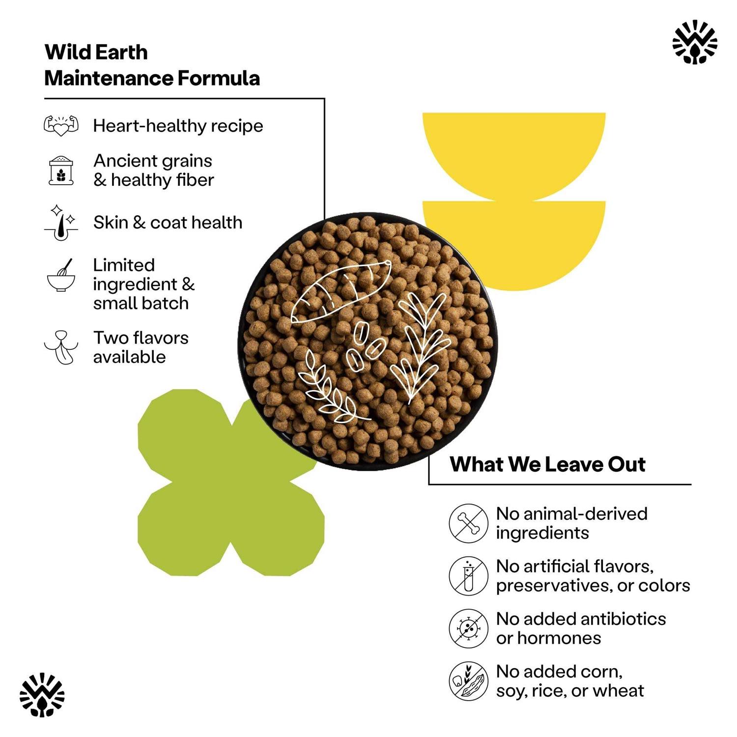 Wild Earth Golden Rotisserie Flavor Maintenance Formula Dry Dog Food