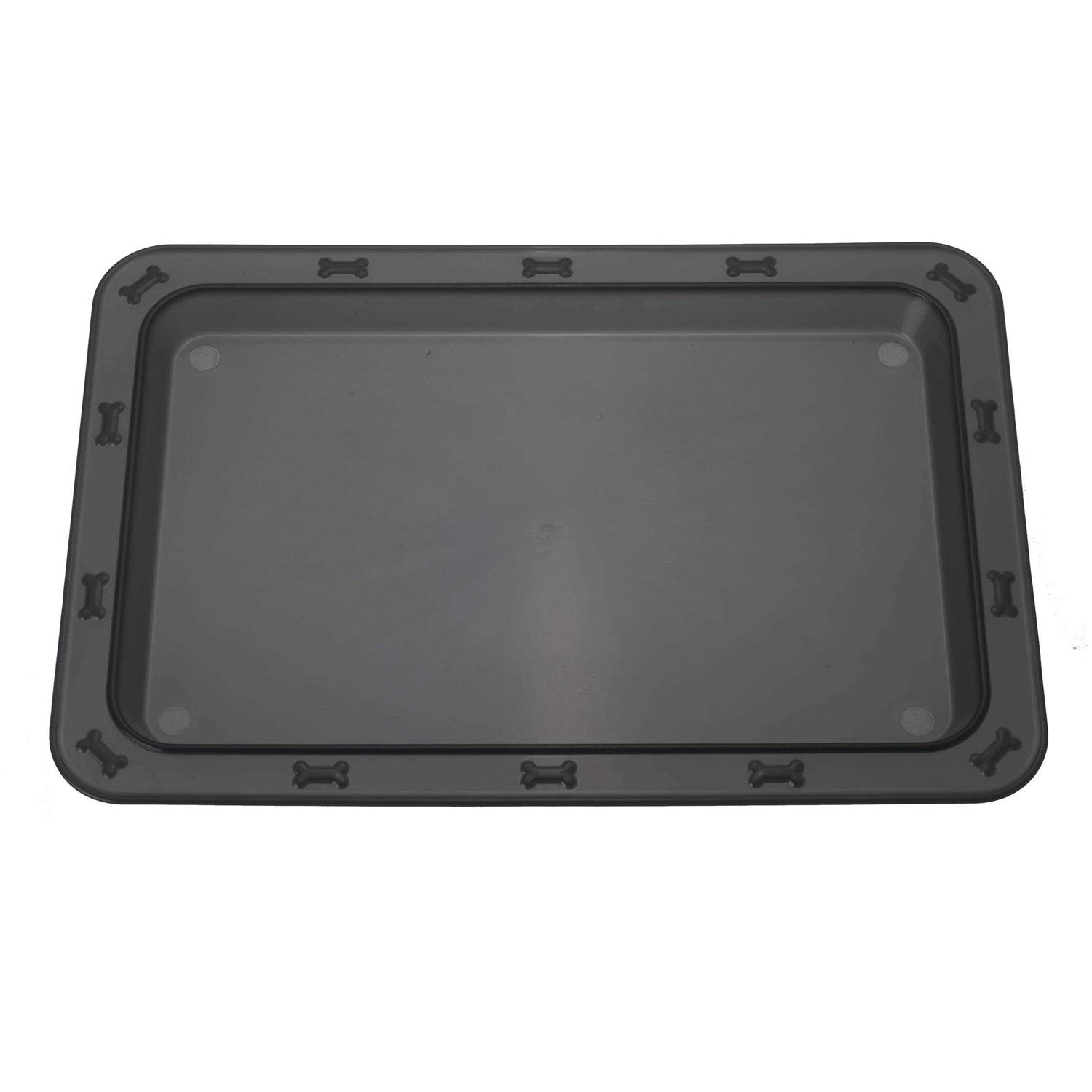 Petrageous Bone n Up for Dinner Tray Black