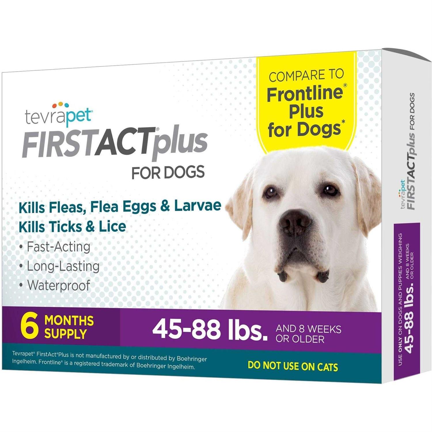 Tevrapet Firstact Plus Flea and Tick Prevention Dogs