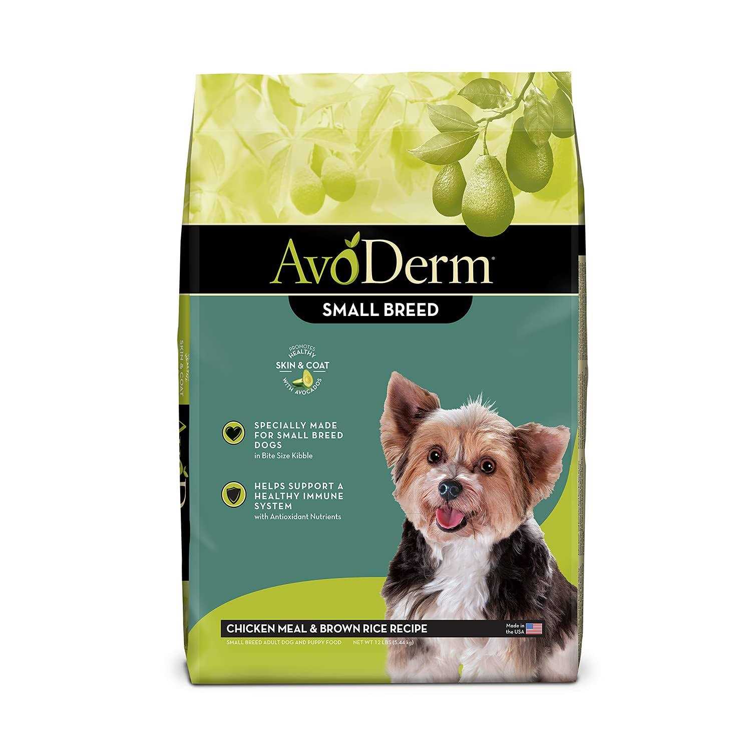 AvoDerm Natural Chicken Meal & Brown Rice Small Breed Adult Dog Food