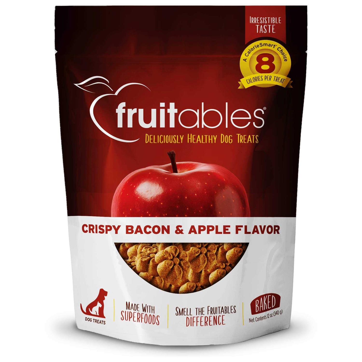 Fruitables Crispy Bacon Apple Dog Treats