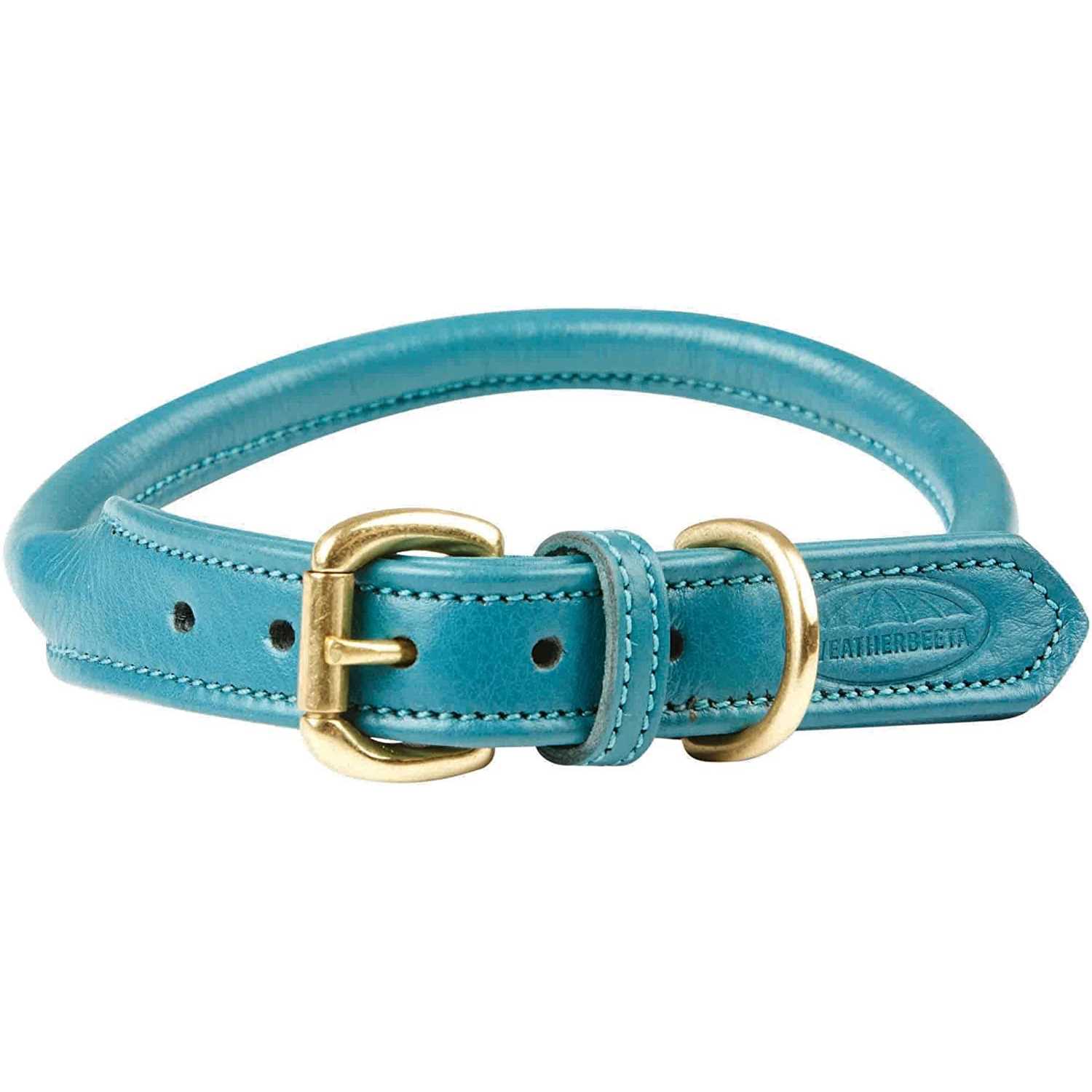 Weatherbeeta Rolled Leather Dog Collar