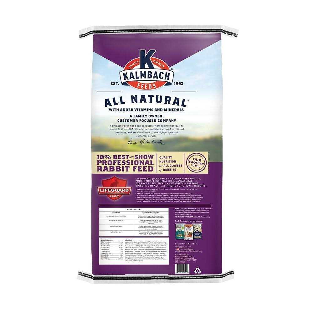 Kalmbach Feeds 50 lb 18% Best in Show Rabbit Feed