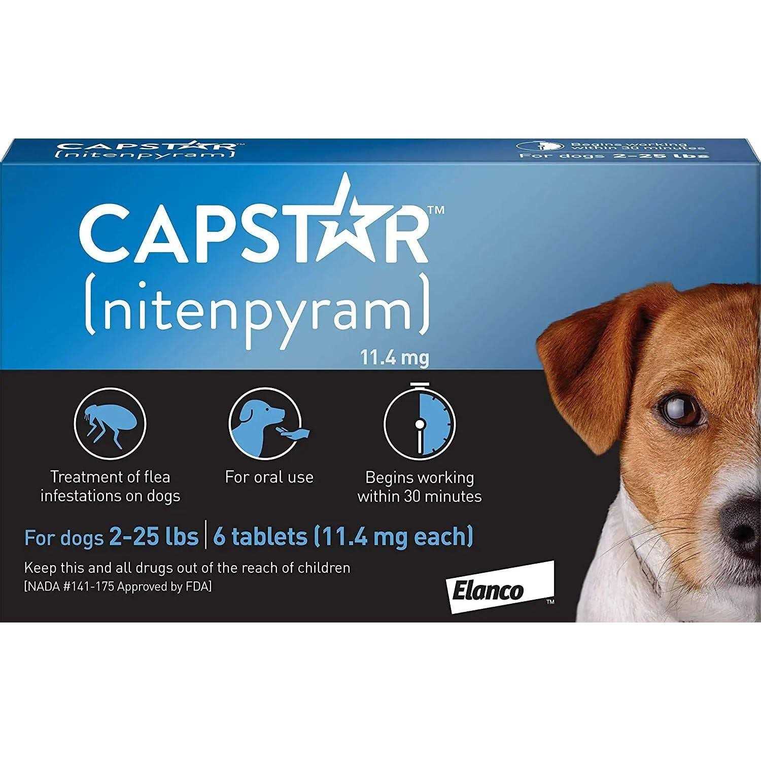 Capstar Flea Treatment for Dogs 2-25 lb