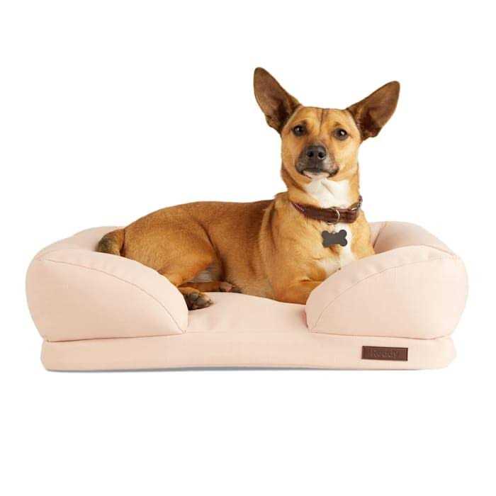 Reddy Durable Recycled Fabric Pink Dog Bed