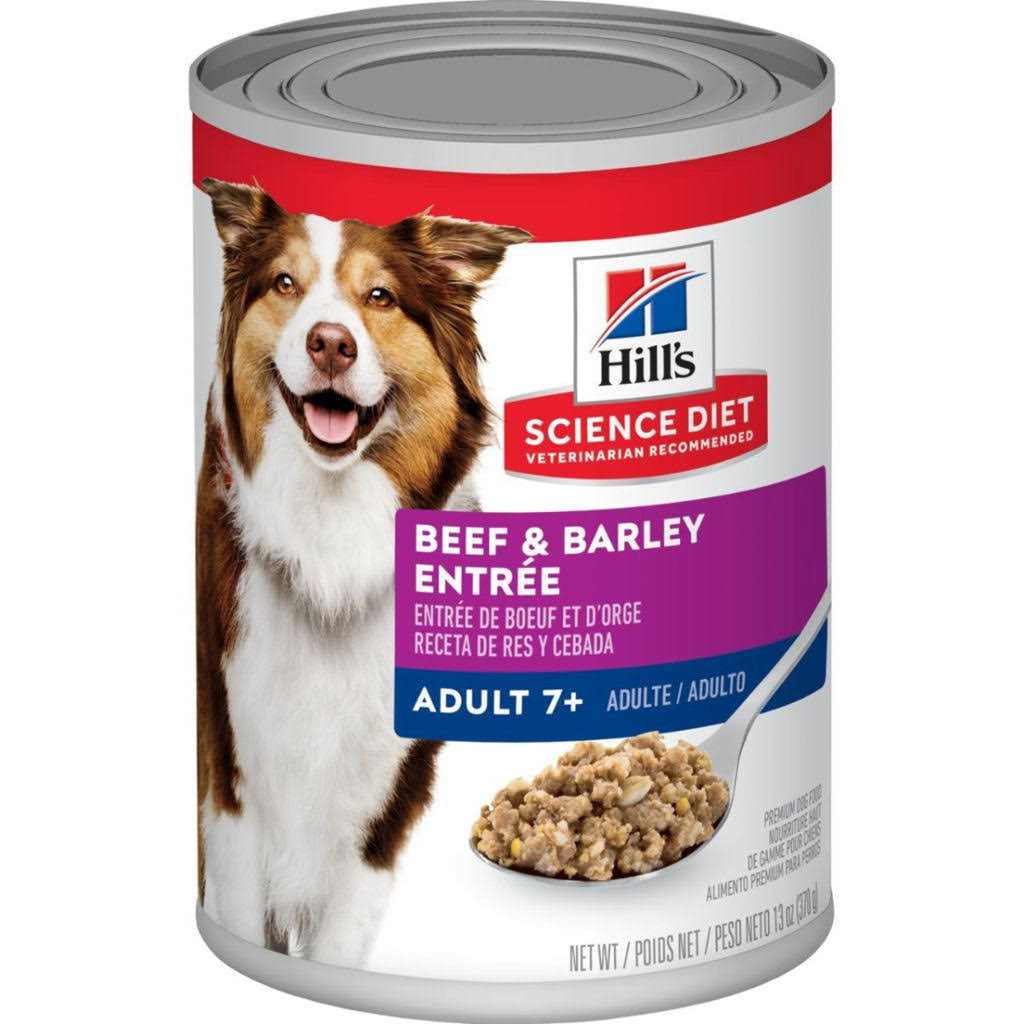 Hill’s Science Diet Beef & Barley Entree Dog Food Adult 7+