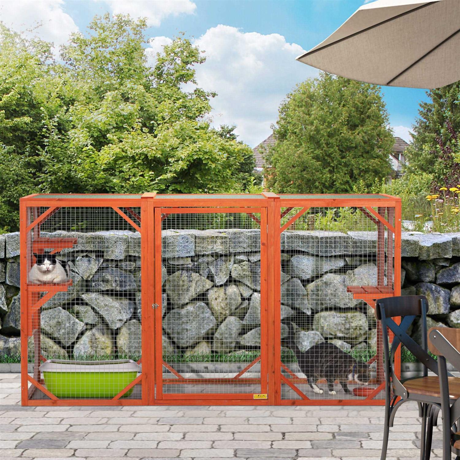 Coziwow Outdoor Cat Enclosure Playpen Catio