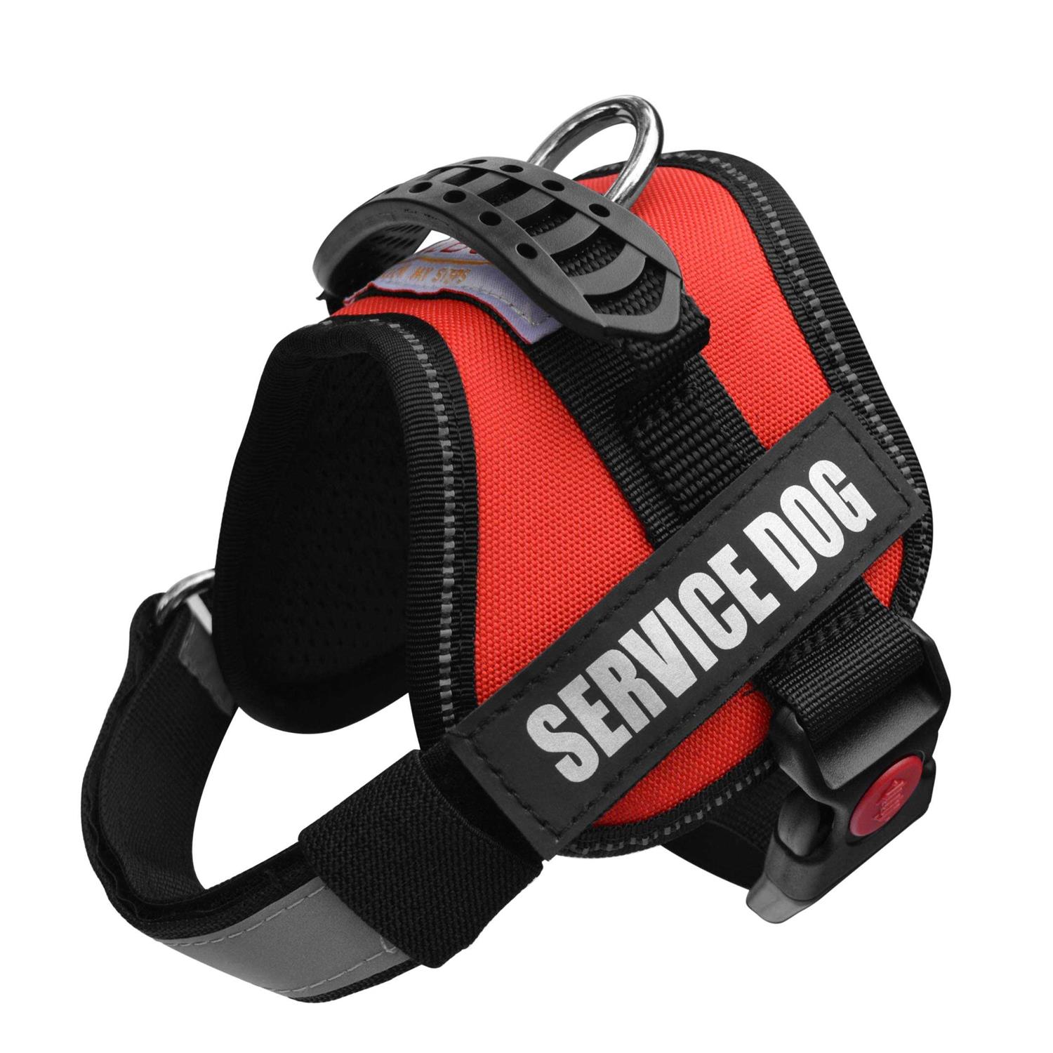 Albcorp Service Dog Vest Harness Reflective Woven Polyester Nylon