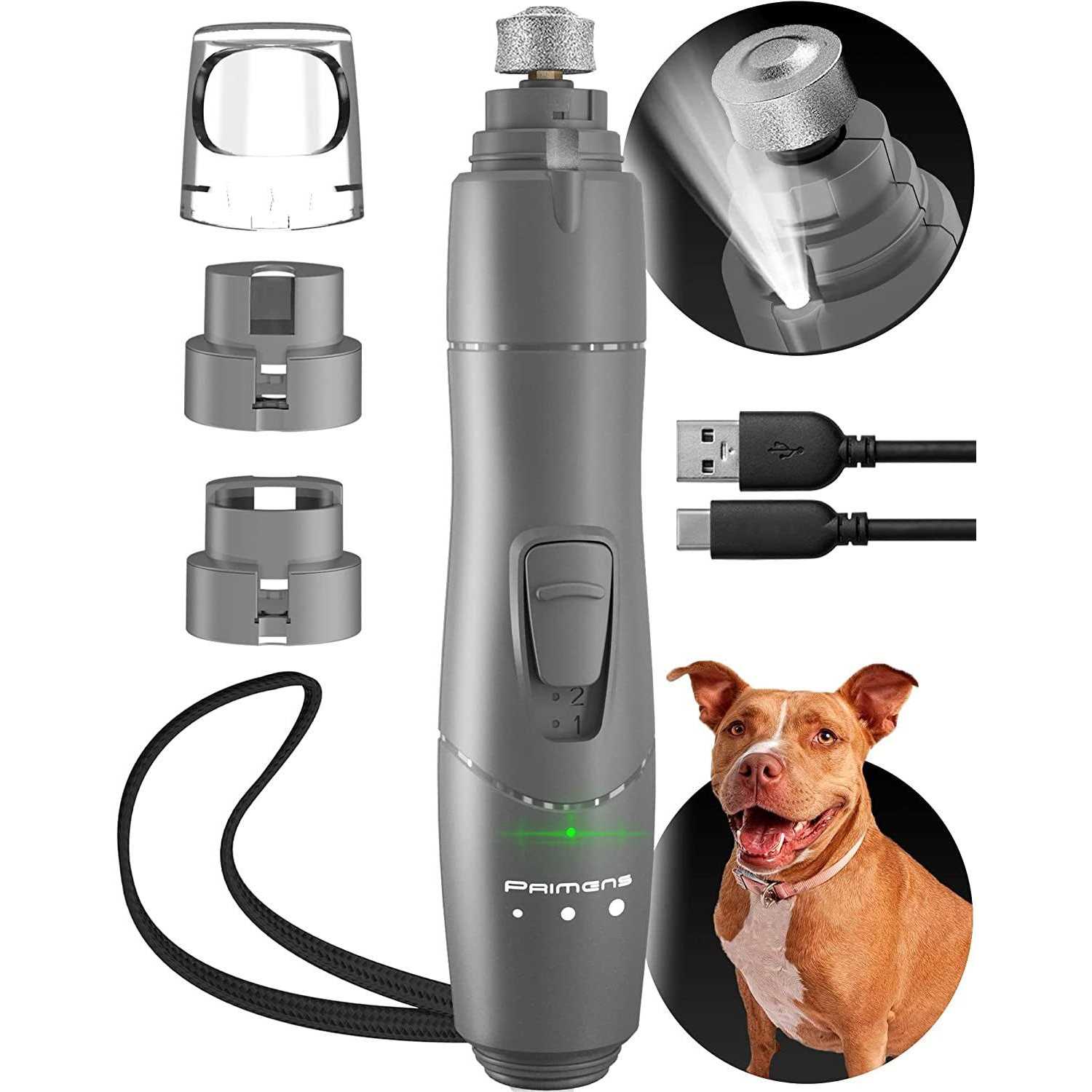 Dog Nail Grinder with LED Light