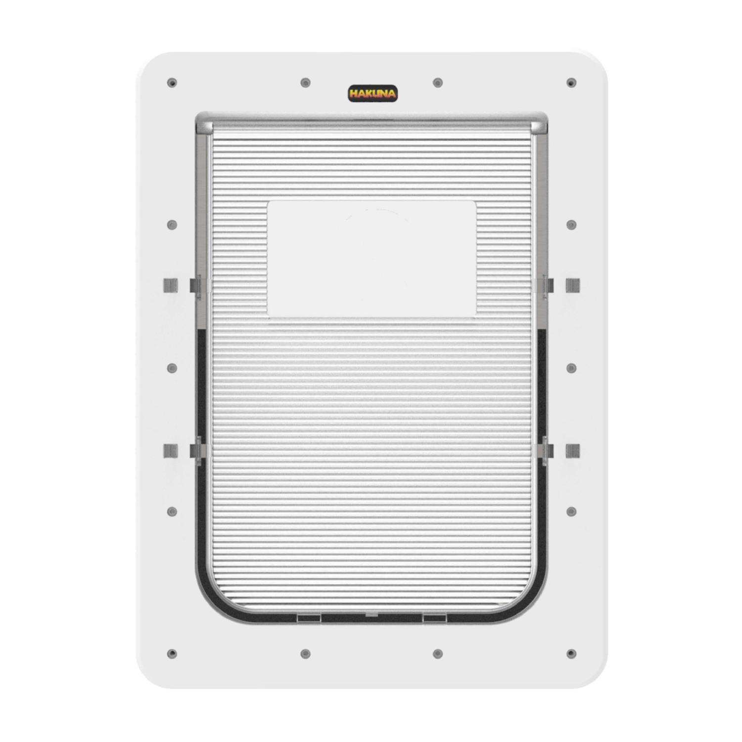 Hakuna Pets White Super Tough Pet Door
