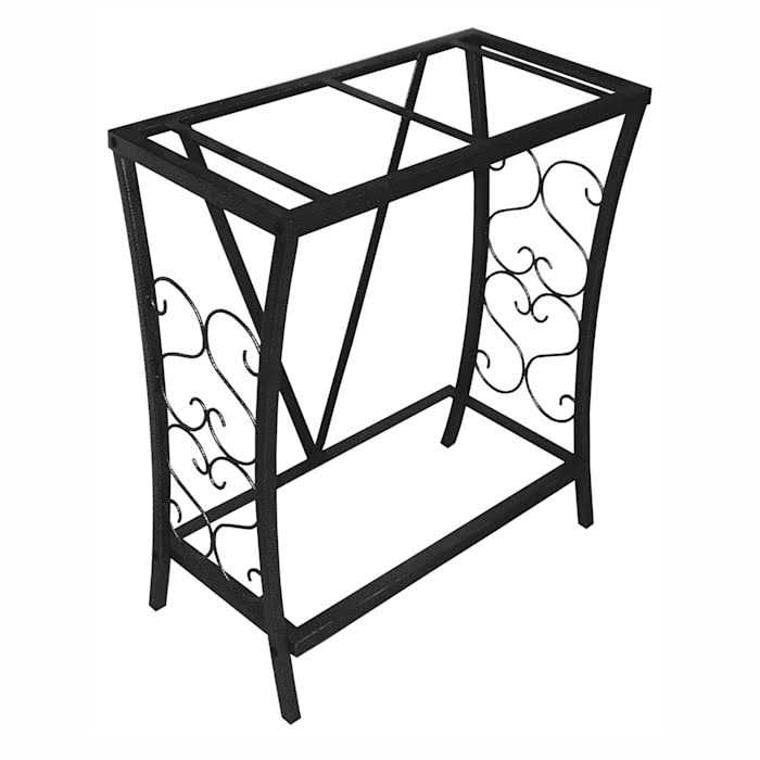Aquatic Fundamentals 20 Gallon Scroll Aquarium Stand Black