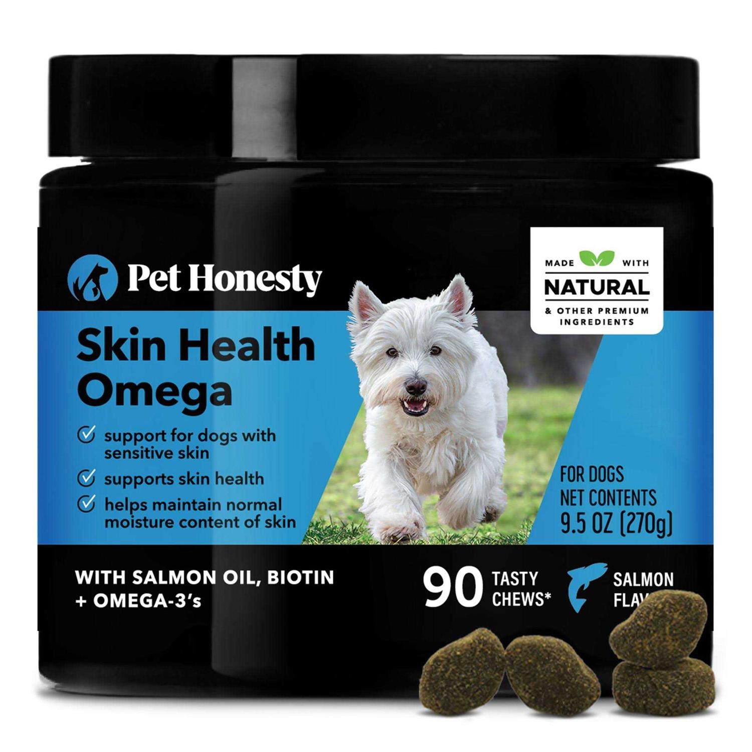 Pet Honesty Skin Health Omega Soft Chews for Dogs