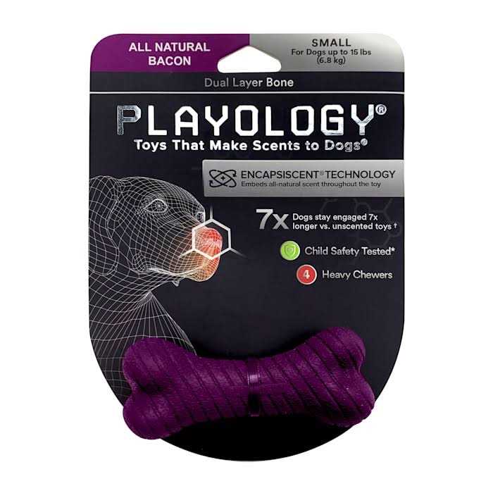 Playology Dual Layer Bone Dog Toy