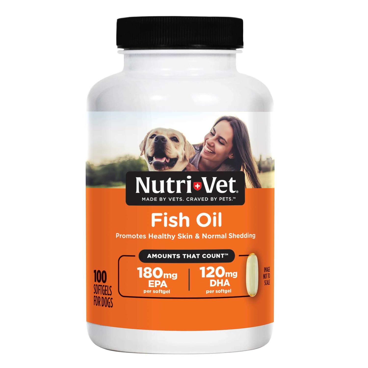 Nutri Vet Fish Oil Softgels for Dogs