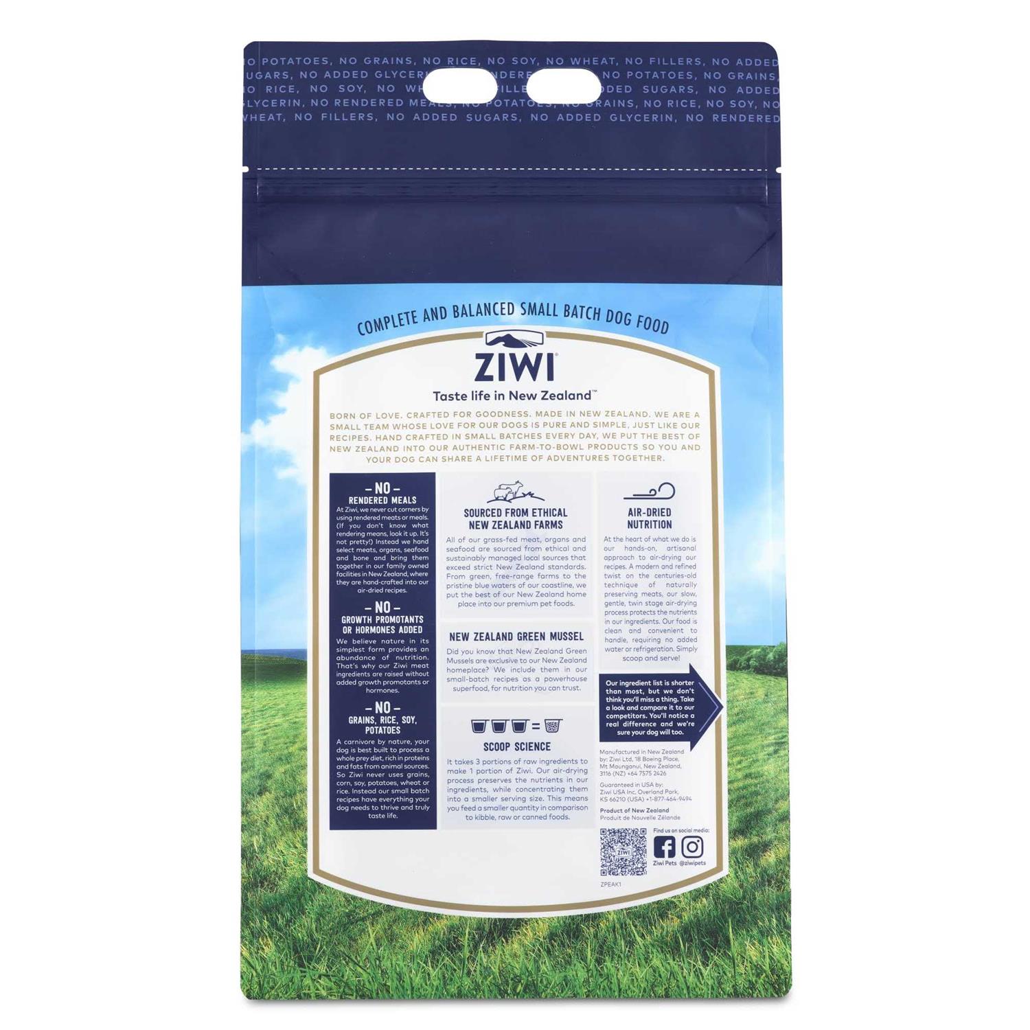Ziwi Peak Air Dried Beef Dog Food