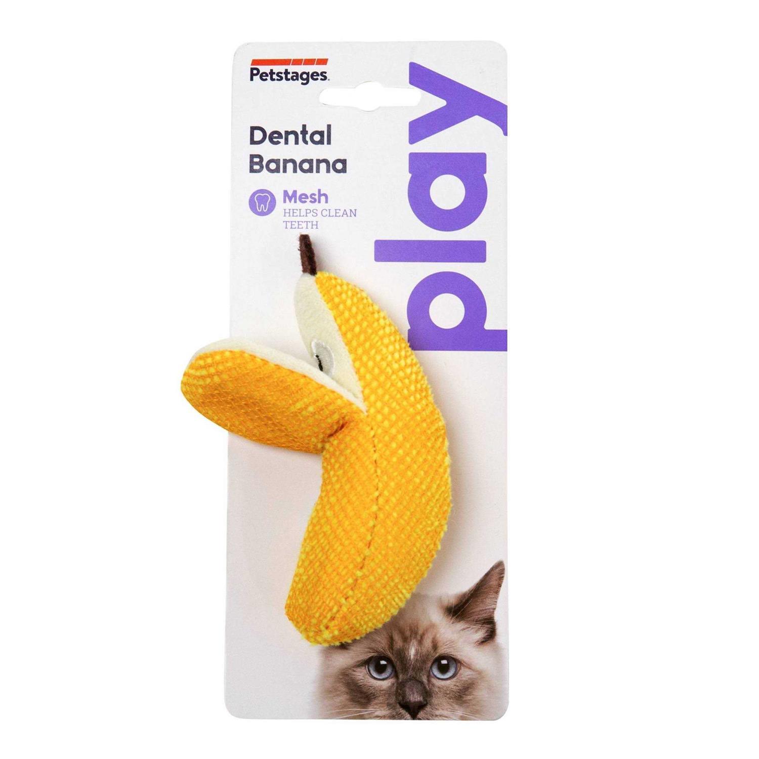 Petstages Banana Dental Cat Toy