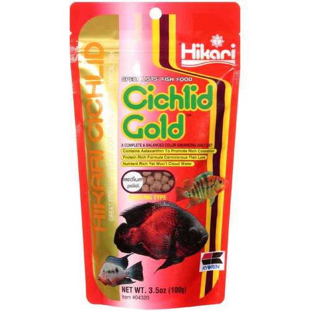 Hikari Cichlid Cichlid Gold Medium Pellet Specialists’ Fish Food Formula For Cichlids