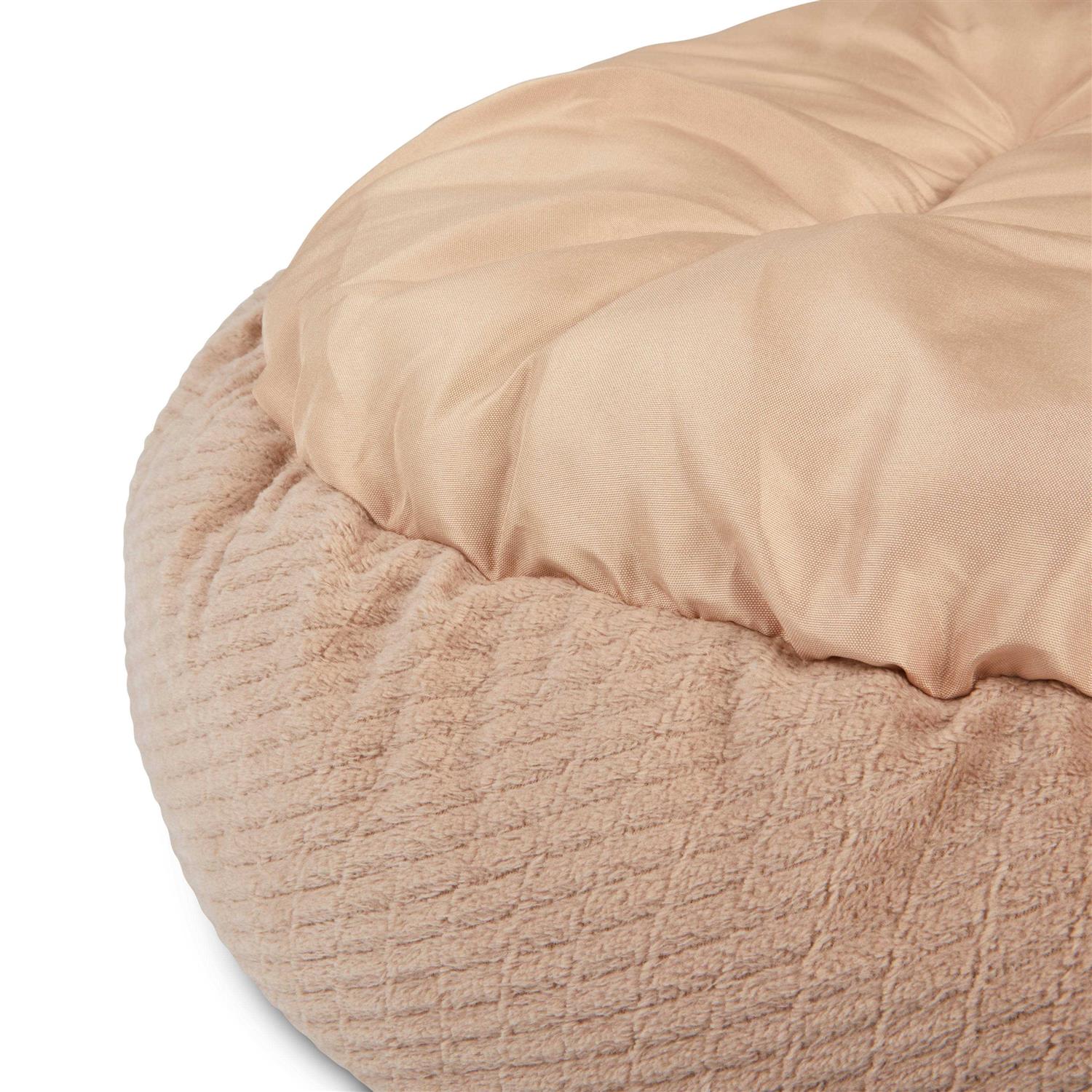EveryYay Snooze Fest Textured Round Cat Bed