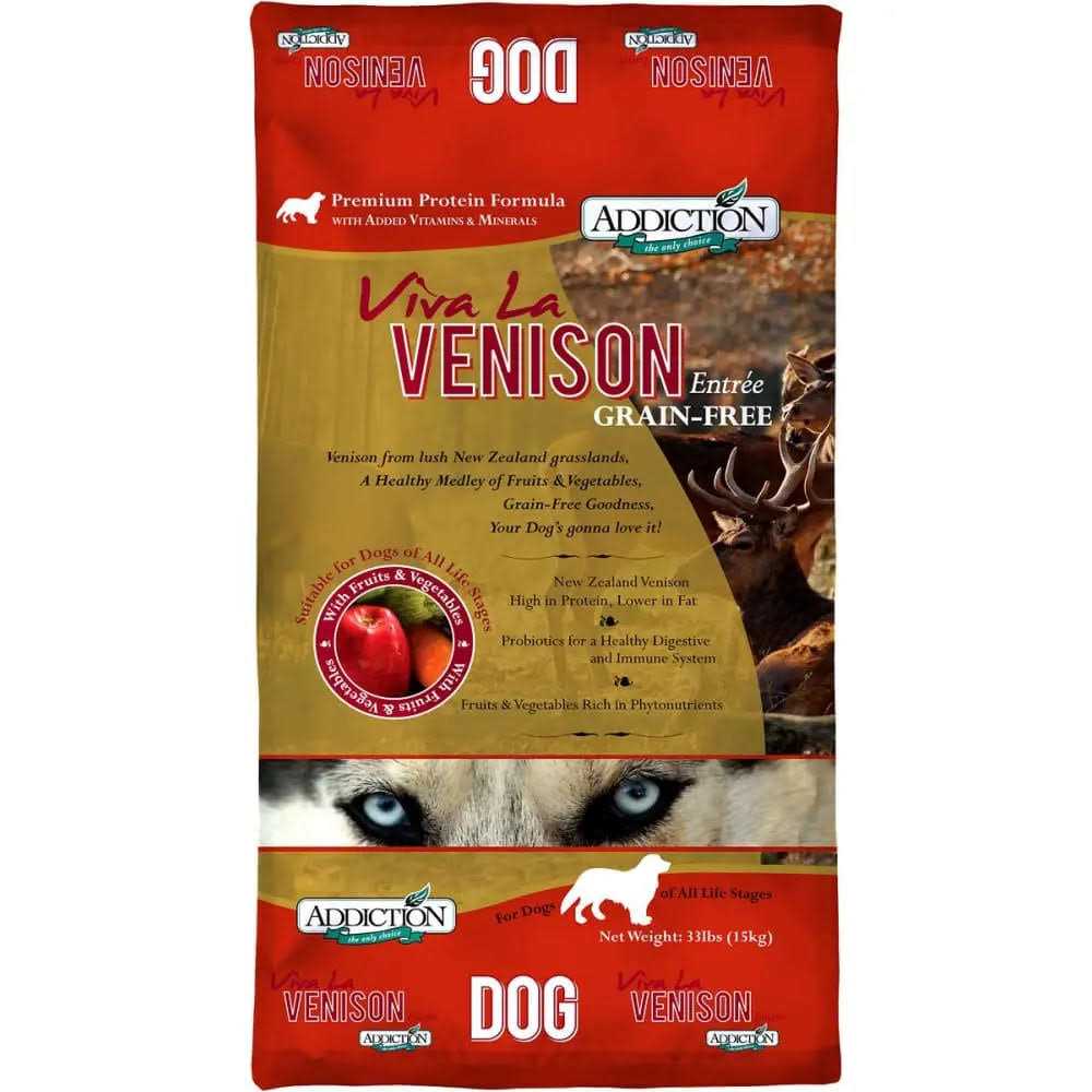 Addiction Viva La Venison Dry Dog Food