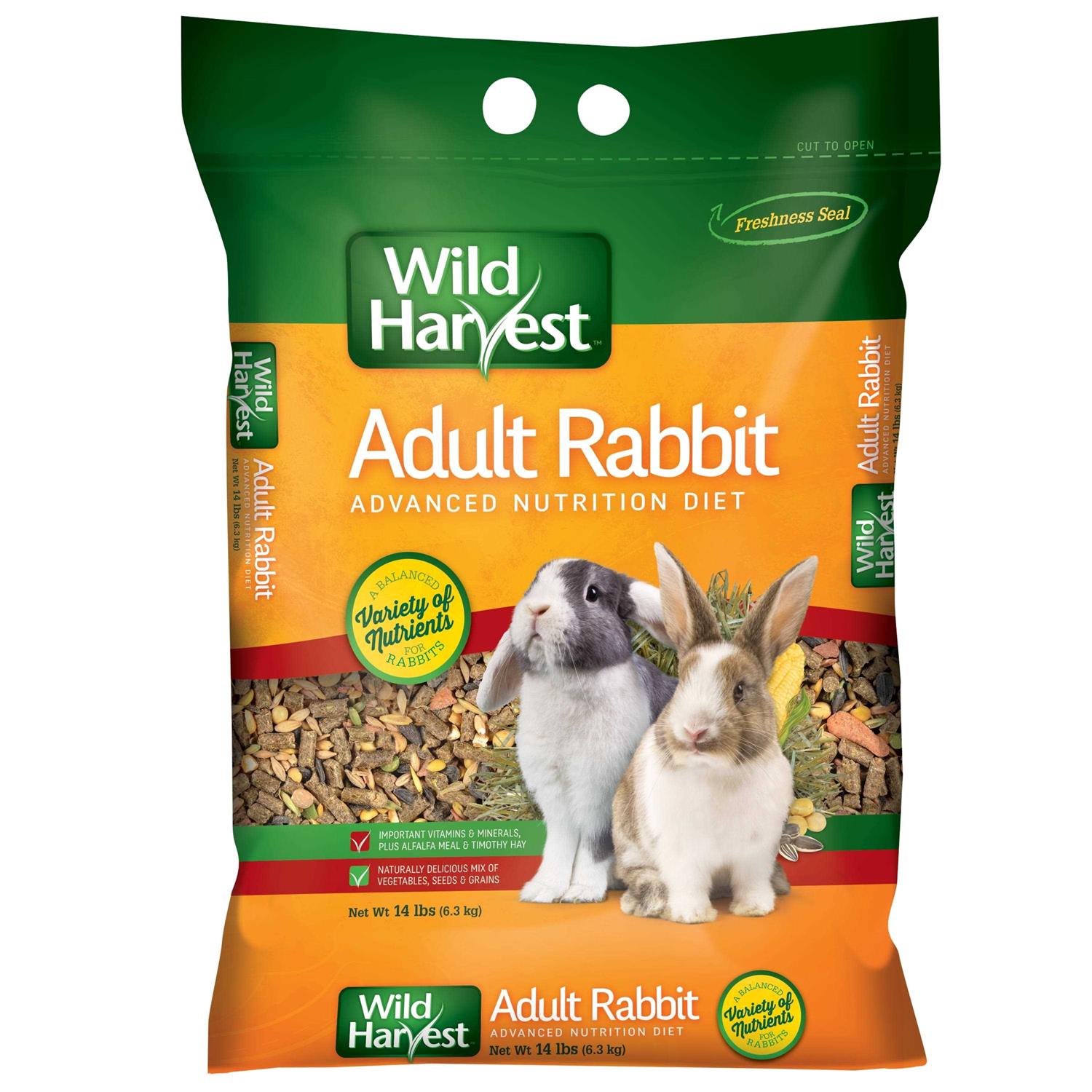 Wild Harvest Advanced Nutrition Adult Rabbit 14 Pounds, Complete and Balanced Diet