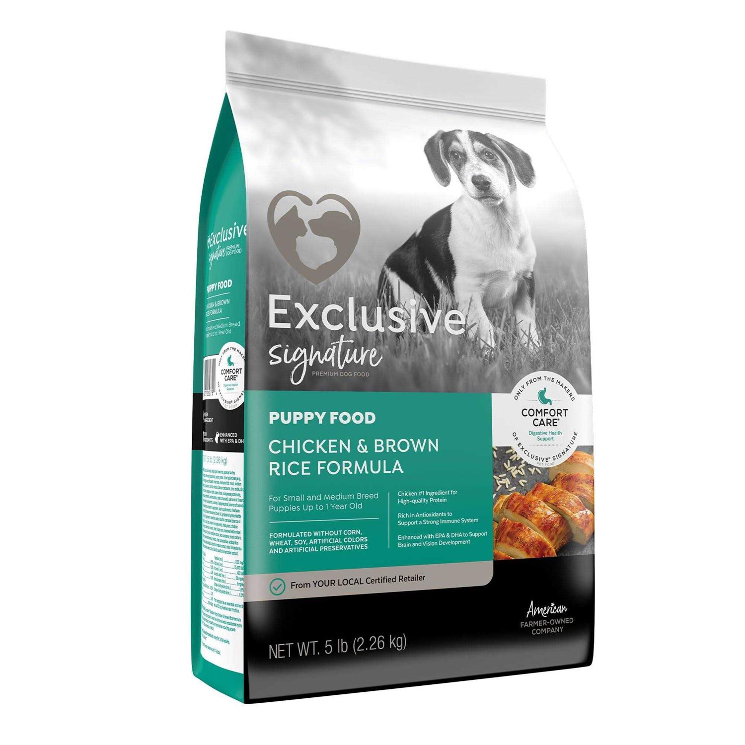 Exclusive Signature Chicken & Brown Rice Puppy Food